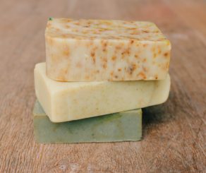 Handmade bars of soap