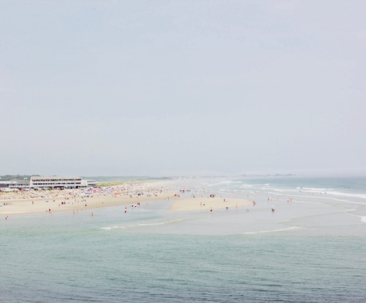 Photo of a beach promoting SPF