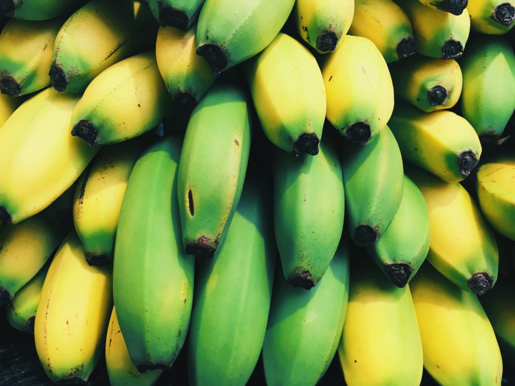 A pile of bananas