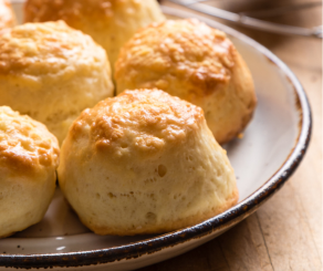 plate of biscuits