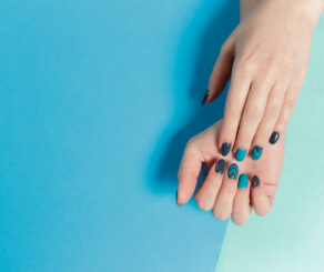 Blue Manicure